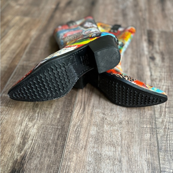 BOPS by Beehive CowGirl Up Western Heeled Rain Boots Women’s Size 7 - Picture 12 of 13